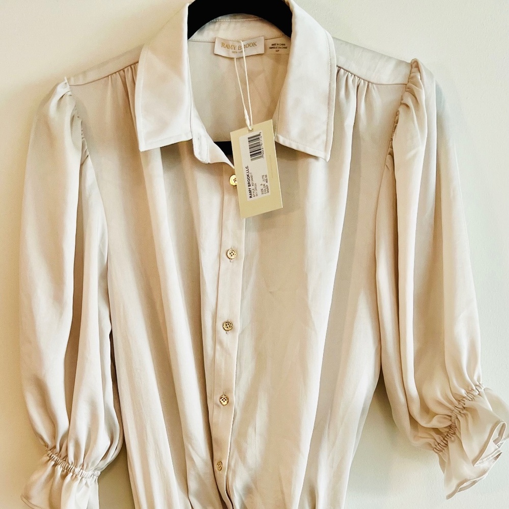 Ramy Brook Soft Satin Dress (S)